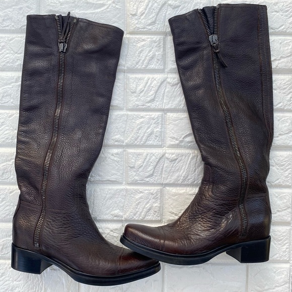 Miu Miu Bisonte Tall Boots EU sz 38.5 - Picture 11 of 13